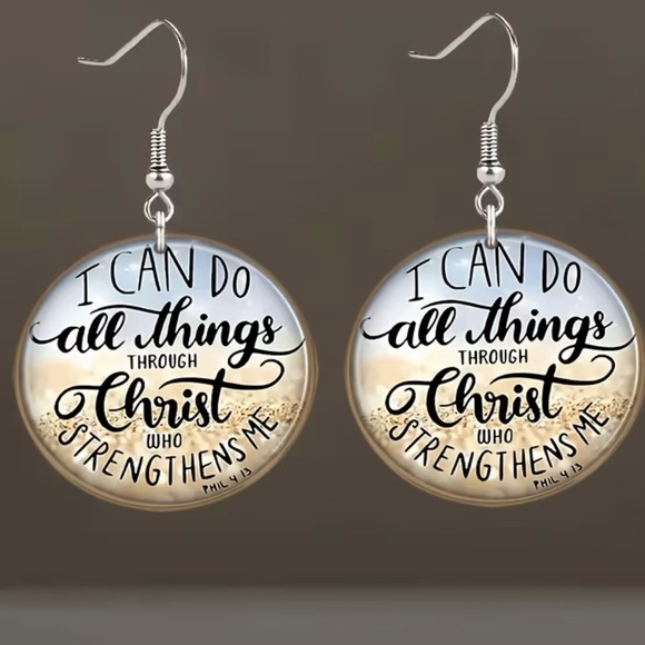 Jewelry - Inspirational Quote Earrings